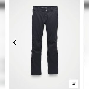 Prana Halle Straight Pants Coal Short Inseam Hiking Perfection New NWT
